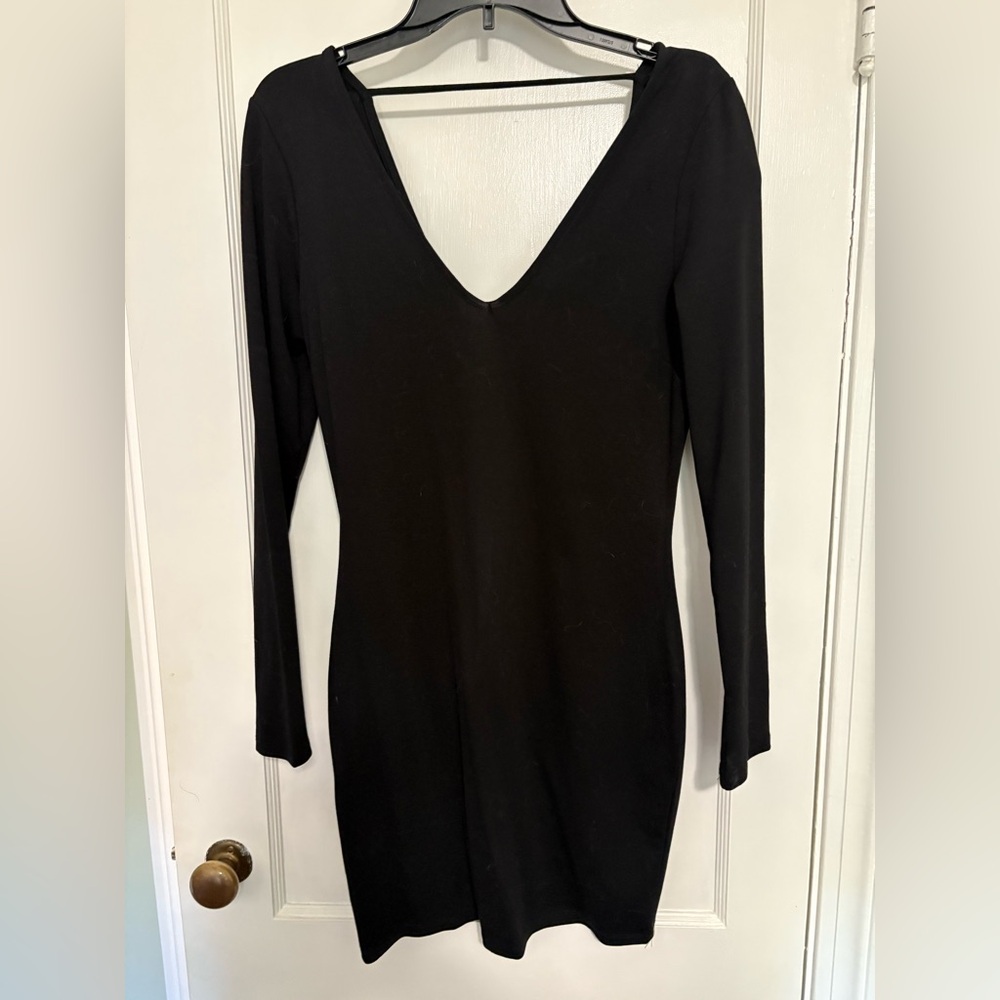 Charlotte Rouse Black Long Sleeve Dress